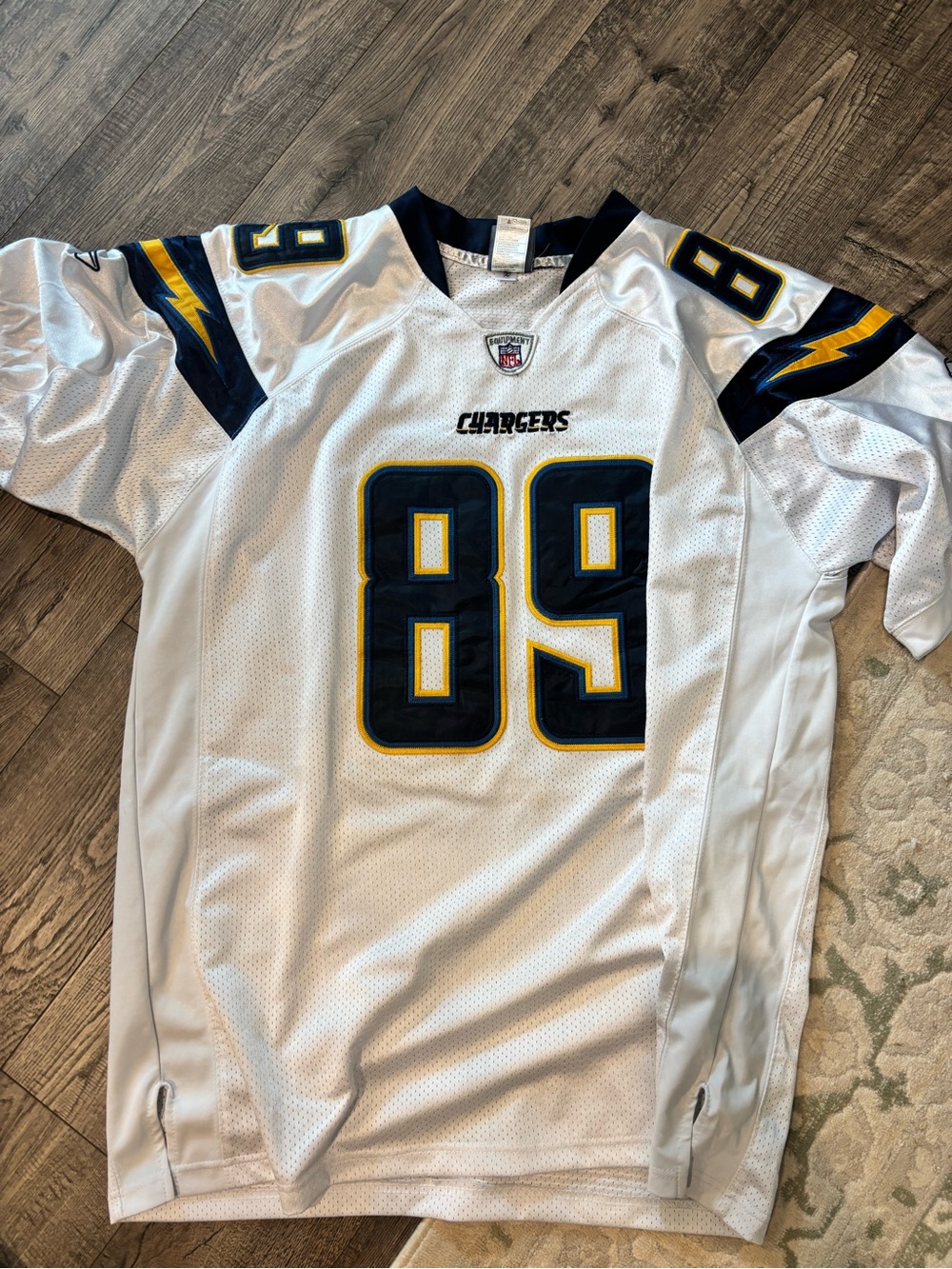Old authentic San Diego chargers jersey